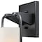 Westinghouse Fixture Wall Outdoor 60W Ga-Lightero, Matte Black Dstsd Alum White Fost Cyln Glass 6114400 - alternate 6
